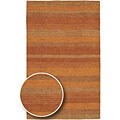Handcrafted Mesa Rust Wool Rug (3'3 x 5'3)