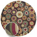 Hand-tufted Passion Wool Rug (3' Round)