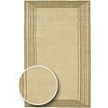 Hand-tufted Current Beige Wool Rug (8' Square)