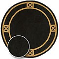 Hand-tufted Current Wool Rug (8' Round)