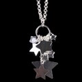 M. Haskell Base Metal Multi Star Necklace