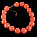 M. Haskell Pink Plastic Bead Necklace