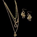 M. Haskell Lucky Charm Earrings and Necklace Set