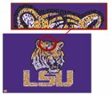 LSU Fight Song Lyic Poster - Hey Fighting Tigers