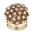 18k Yellow Gold 1 1/2ct TDW Diamond Estate Ring (I, SI1)