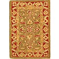 Handmade Antiquity Hand-spun Wool Rug (2' x 3')