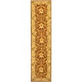 Hand-spun Oushak Wool Rug (2' 3 x 10')