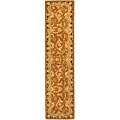 Hand-woven Old World Wool Runner Rug (2'3 x 8')