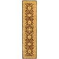 Hand-woven Old World Wool Runner Rug (2'3 x 10')