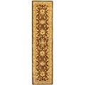 Hand-woven Old World Wool Runner Rug (2'3 x 8')