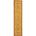 Hand-woven Kashan Wool Runner Rug (2'3 x 10')
