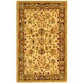Heirloom Ivory/ Light Green Wool Rug (3' x 5')