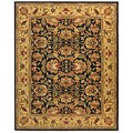 Kerman Handmade Navy/ Gold Wool Rug (9'6 x 13'6)