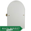 Arch Top Bathroom Tilt Wall Mirror Beveled Edge