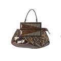 Fendi Brown Zucca Tortoise 'To You' Handbag