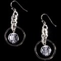 R.J. Graziano Lucite Ball Drop Earrings