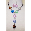 Czech Crystal 'Candy' Necklace and Earring Set (Colombia)