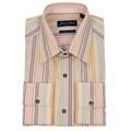Joseph's Cloak Men's Pastel Stripe Button-up Shirt