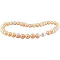 Cultured Peach Freshwater Pearl Necklace (11-12 mm)