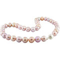 Cultured Plum Freshwater Pearl Necklace (11-12 mm)