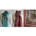 Hand-loomed Paisley Silk Scarf (India)
