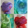 Hand-dyed Silk Scarf (India)