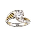 Tacori Platinum 3/8ct TDW Diamond Engagement Ring (G, VS)