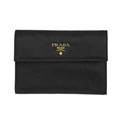 Prada Women's Nylon Tri-fold Wallet