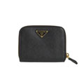 Prada Women's Black Leather Wallet