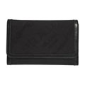 Prada Women's Black Canvas Tri-fold Wallet