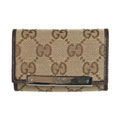 Gucci Women's Jacquard Logo Keychain Wallet
