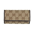 Gucci Women's Jacquard Logo Keychain Wallet