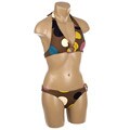 Bare Assets Polka Dot Halter Bikini