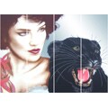 Panther Beauty Wall Mirror