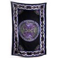Hand-woven Bedspread Celtic Pattern (India)