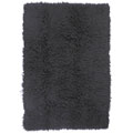 Super 2000-gram Black Flokati Wool Rug (4' x 6')