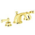Fontaine Polished Brass Widespread S-handle Faucet