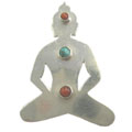 Chakra Buddha Pendant with Gemstones (Nepal)