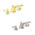 Fontaine Brushed Nickel Widespread S-handle Faucet