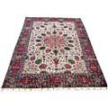 Persian Tabriz Hand-knotted Ivory/ Green Rug (11'4 x 16)