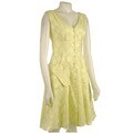 PS...Style Women's V-neck Polka Dot Dress