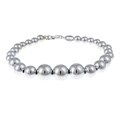 Sterling Silver Graduated Bead Bracelet