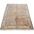 Sino Picken Hand-knotted Camel/ Ivory Rug (9' x 12')