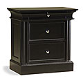 Leann Black Nightstand