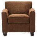 Park Avenue 8-way Hand-tied Brown Arm Chair