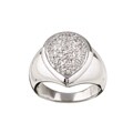 18k Gold 7/8ct TDW Diamond Pear Shape Ring (G-H, SI)