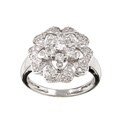 18k Gold 7/8ct TDW Diamond Star Clover Ring (H-I, I)