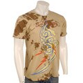 Ed Hardy Men's Natural Aged Wave T-shirt