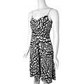 Adi Designs S. Max Women's Black/ White Strap Dress