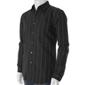DKNY Men's Black/ White Dress Shirt
